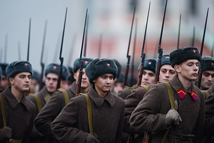 При поддержке РВИО сегодня состоялся торжественный марш на Красной площади