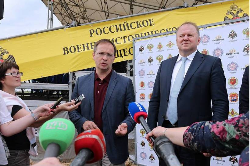 Владимир Мединский и Николай Цуканов посетили фестиваль «Гумбинненское сражение»
