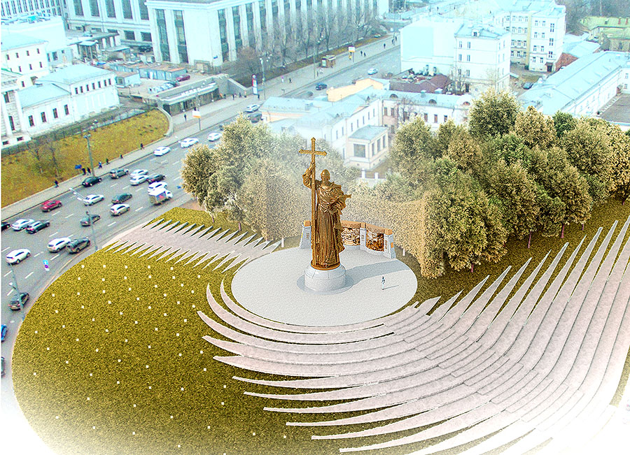 Открытие памятника Князю Владимиру пройдет в Москве