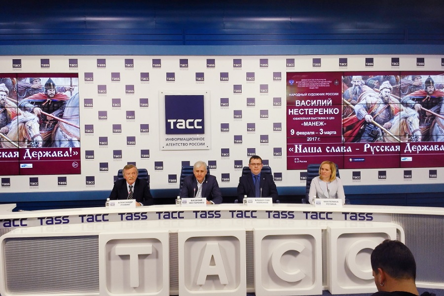 "Наша слава – Русская Держава!" – юбилейная выставка Василия Нестеренко откроется в Манеже