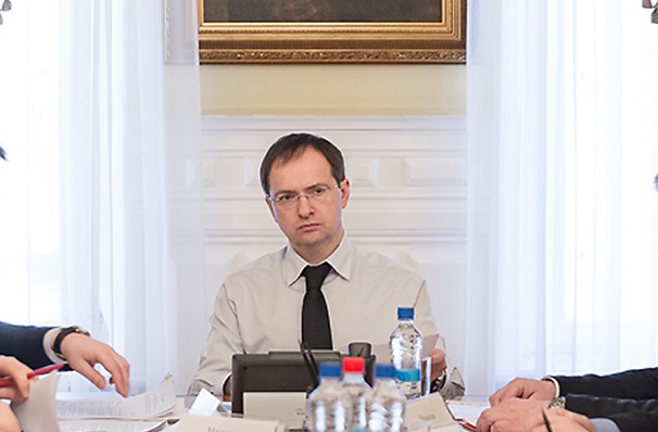 Представители Псковского, Ростовского и Ивановского отделений РВИО рассказали о своих проектах Владимиру Мединскому