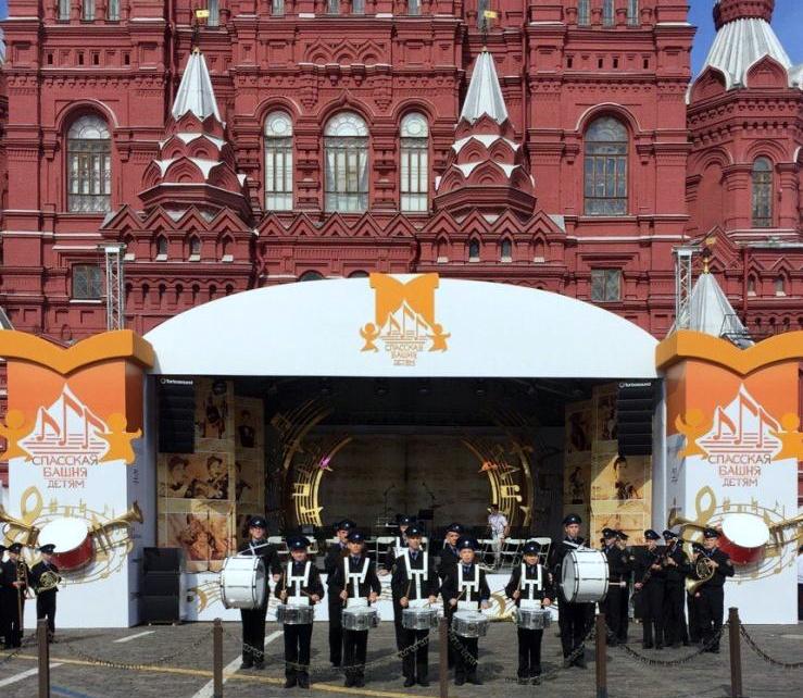В Москве завершился фестиваль духовых оркестров «Спасская башня детям»