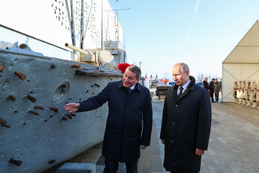 Владимир Путин посетил волгоградские выставки