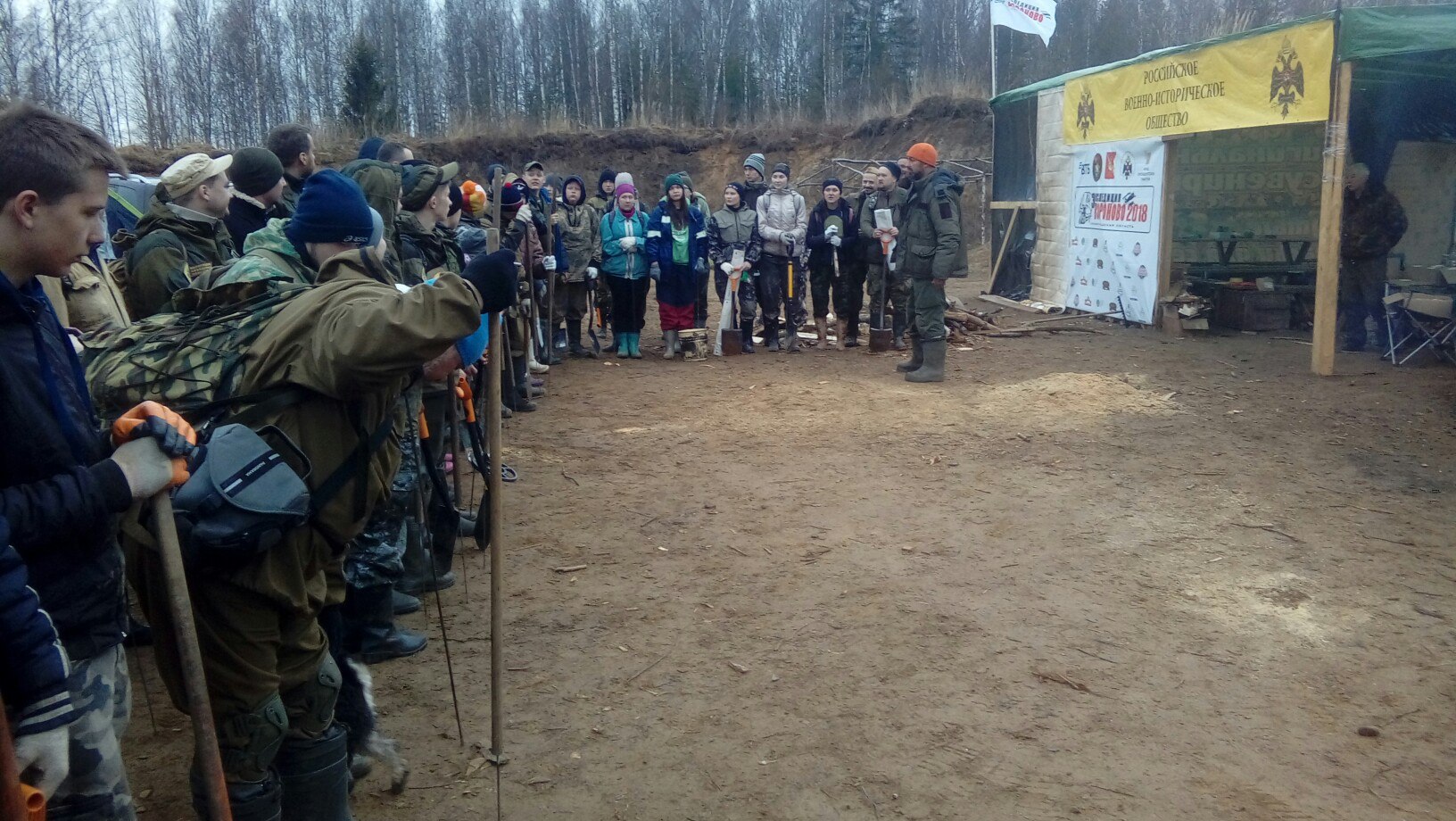Экспедицию «Вороново-2018» посетила съемочная группа Первого канала
