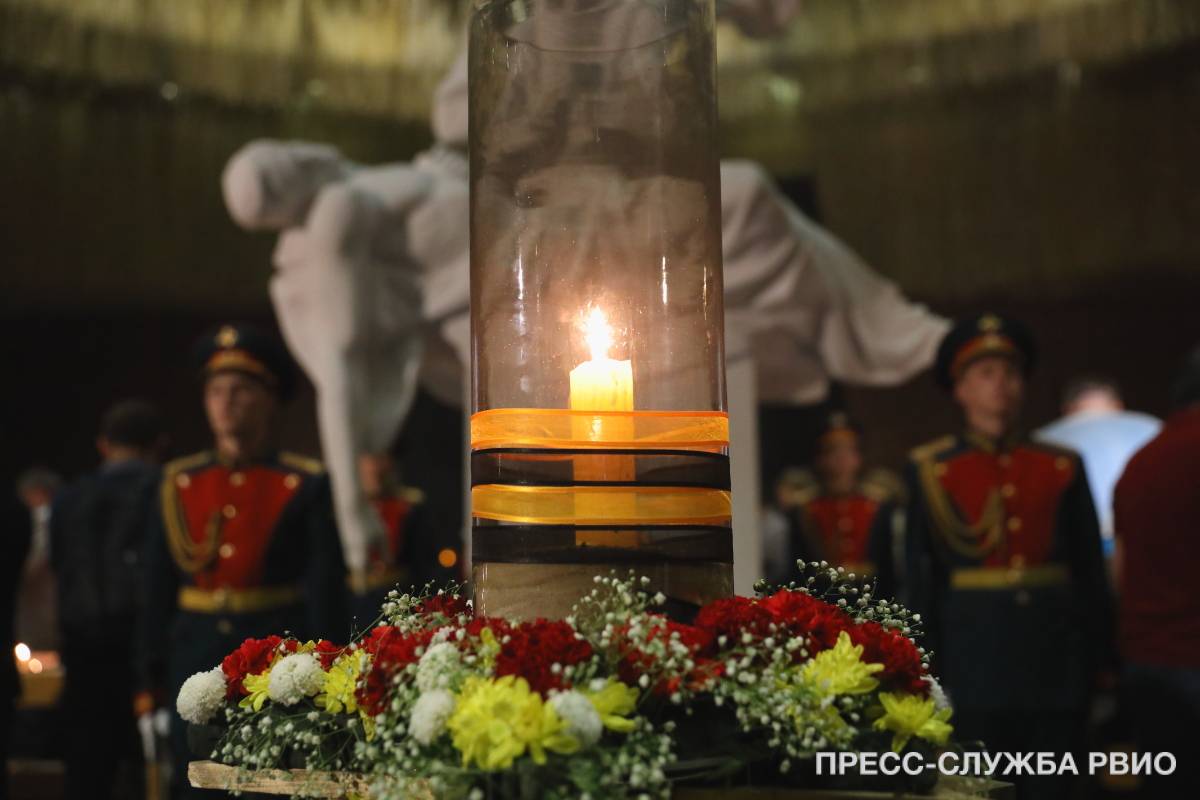 Москва. Брифинг, посвященный Дню памяти и скорби