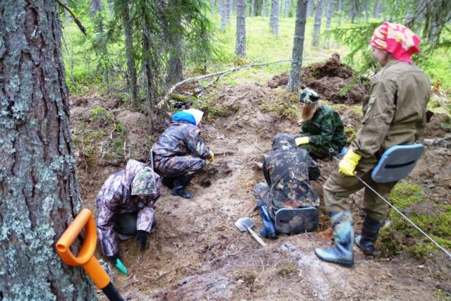 Российские поисковики нашли на востоке Финляндии останки 24 красноармейцев