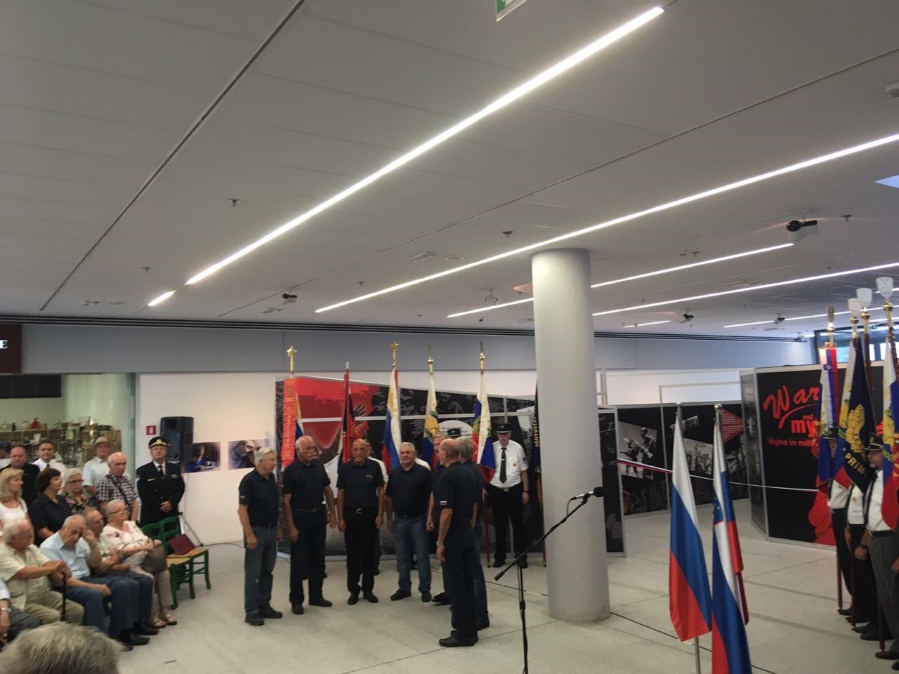 Exhibition  "WAR AND MYTHS" was opened in Slovenia