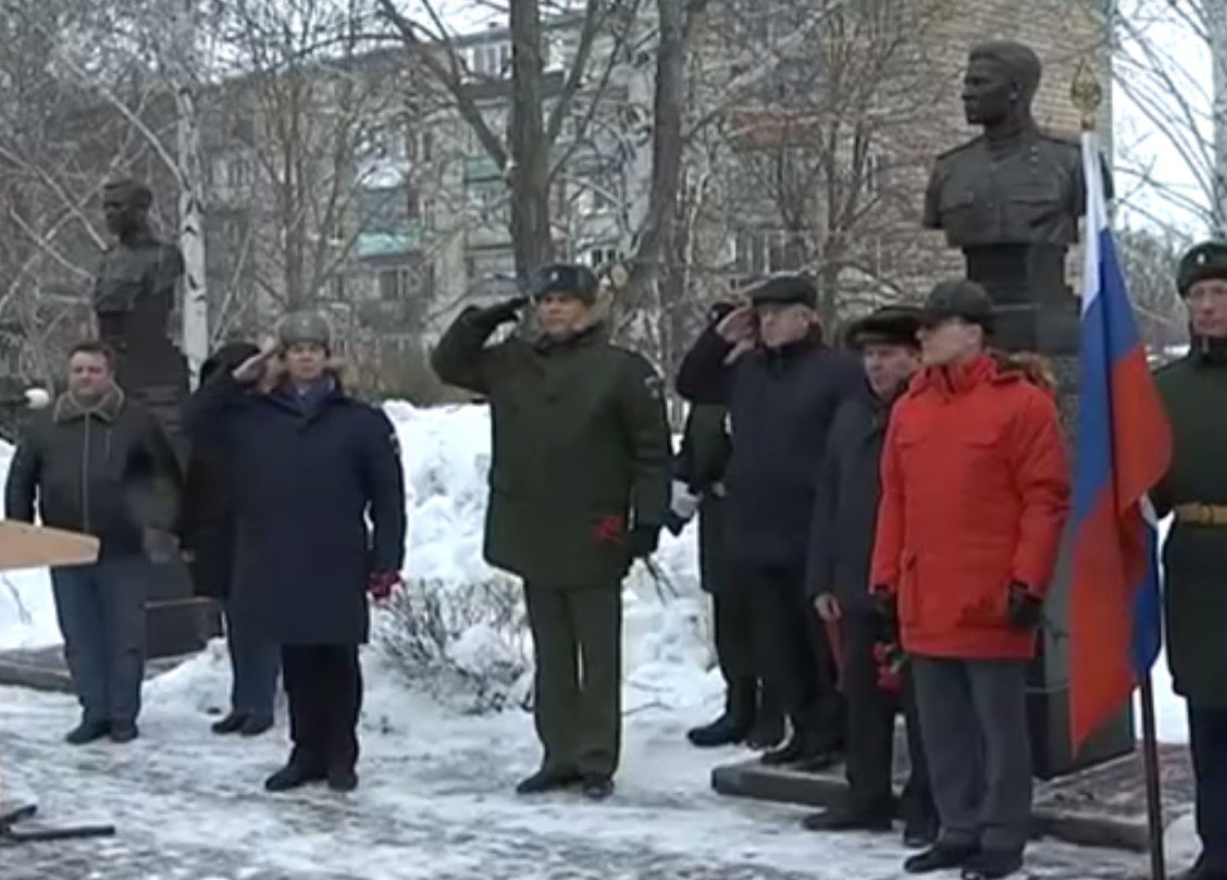 Память двух Героев Советского Союза увековечили в Тамбовской области