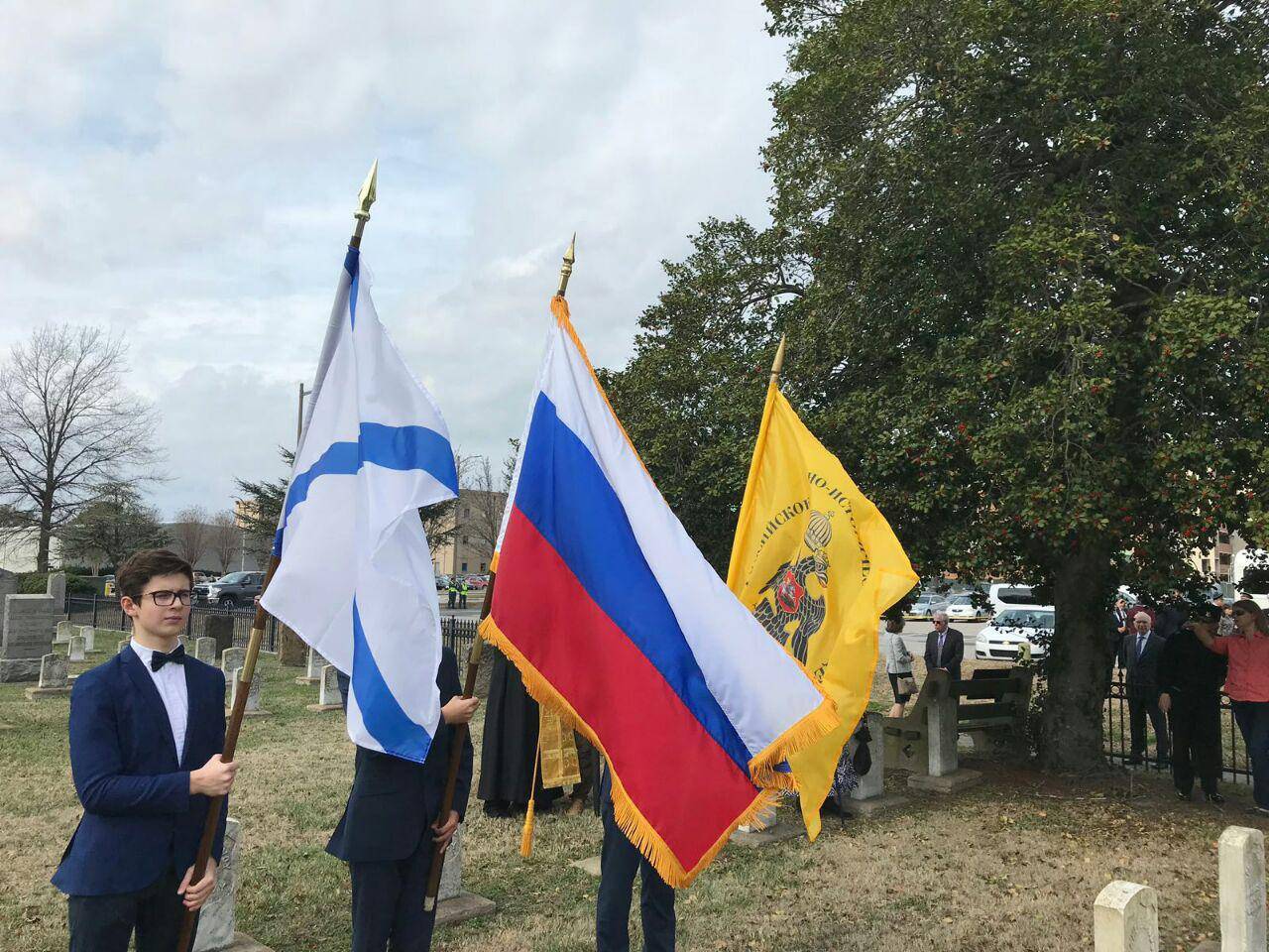 В США почтили память русских моряков, похороненных в штате Вирджиния