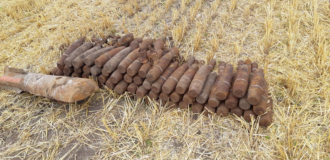Под Курском обезврежено более 150 снарядов времен войны