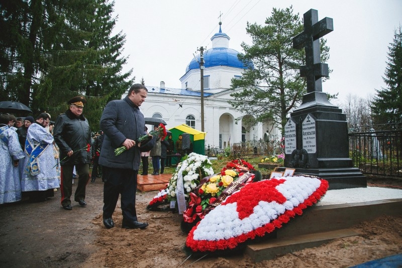 В Новгородской области перезахоронили героя Крымской и Русско-турецкой войн