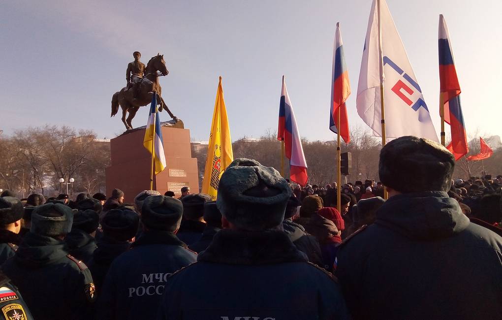 Памятник маршалу Константину Рокоссовскому открыли в столице Бурятии