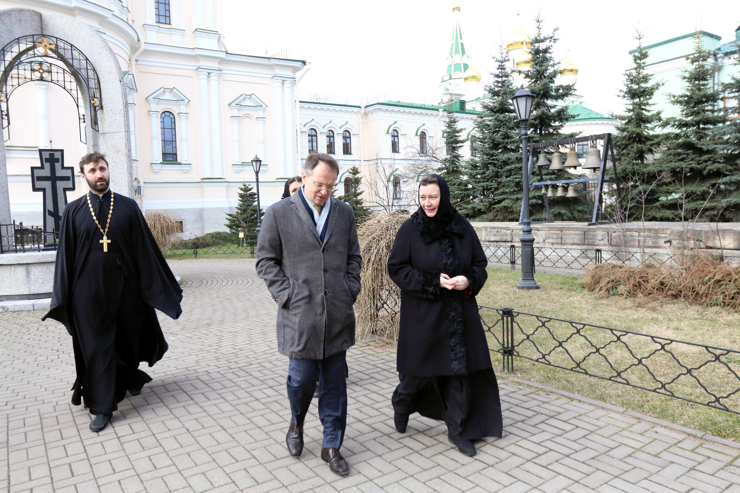 Владимир Мединский посетил Воскресенский Новодевичий монастырь
