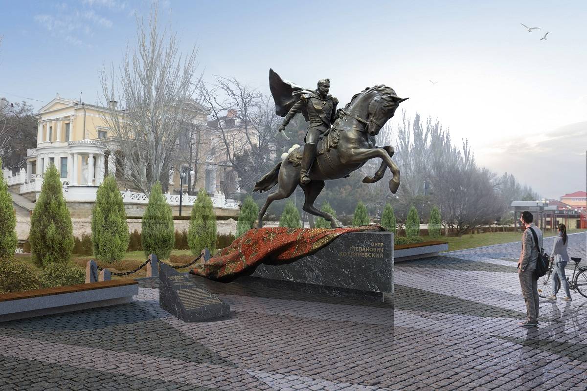 Москва. Пресс-тур с демонстрацией модели скульптуры Петру Котляревскому