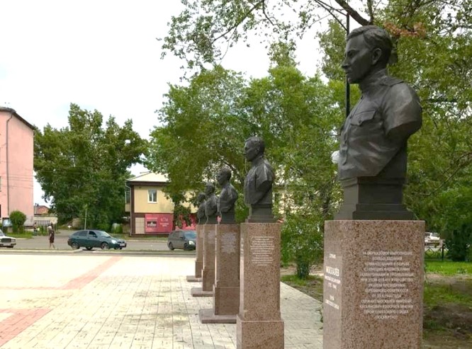 Память Героев Советского Союза увековечили в Республике Хакасия