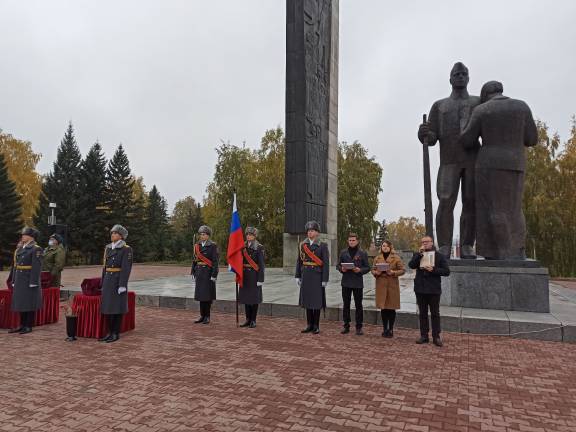 Алтайское региональное отделение РВИО приняло участие в церемонии передачи останков воинов, погибших в годы Великой Отечественной войны