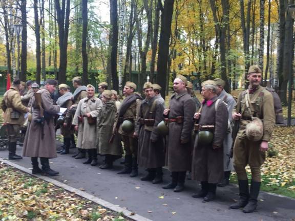 Реконструкция Московской битвы 1941 года в Нижнем Новгороде