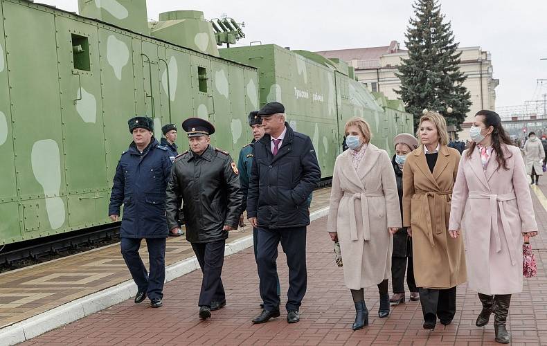 В Туле отметили 80-ю годовщину создания бронепоезда №13 «Тульский рабочий»