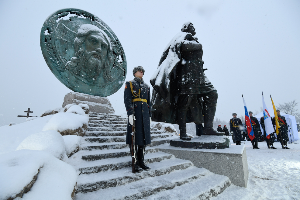 Мемориальный комплекс «Молитва перед боем» открыт в Ленинградской области