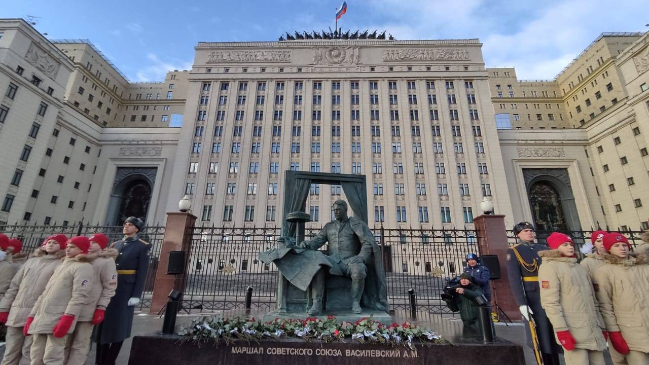 Церемония открытия памятника Маршалу Василевскому прошла в Москве