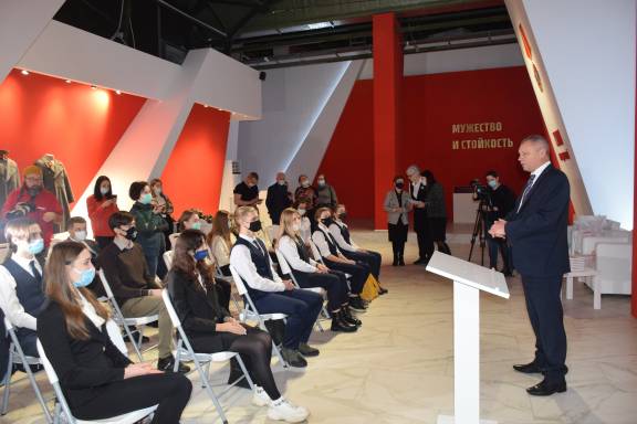 В Музее обороны Тулы состоялась церемония награждения участников Урока мужества "Тульский рубеж"