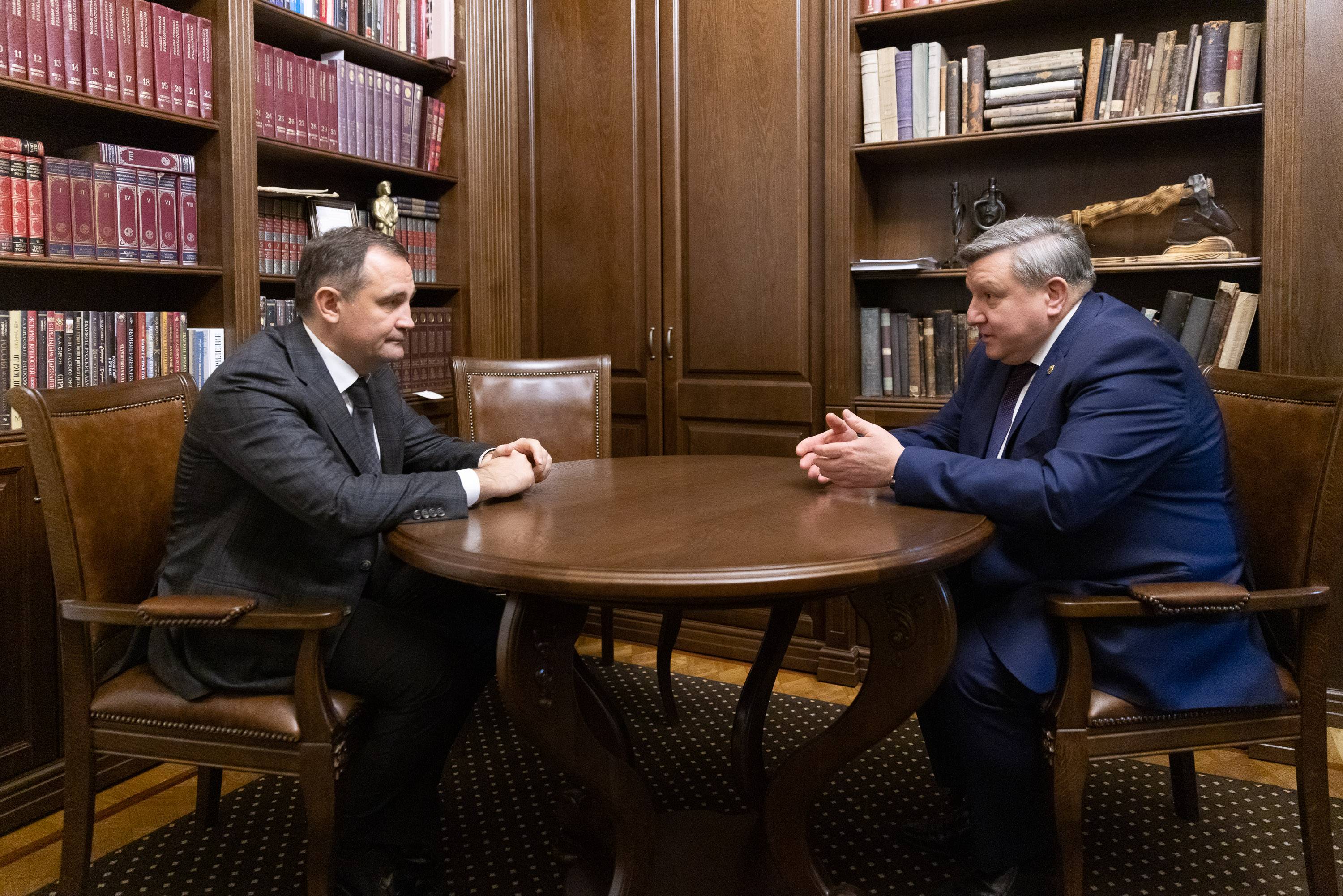 Николай Овсиенко провел рабочую встречу с Председателем Московской областной думы