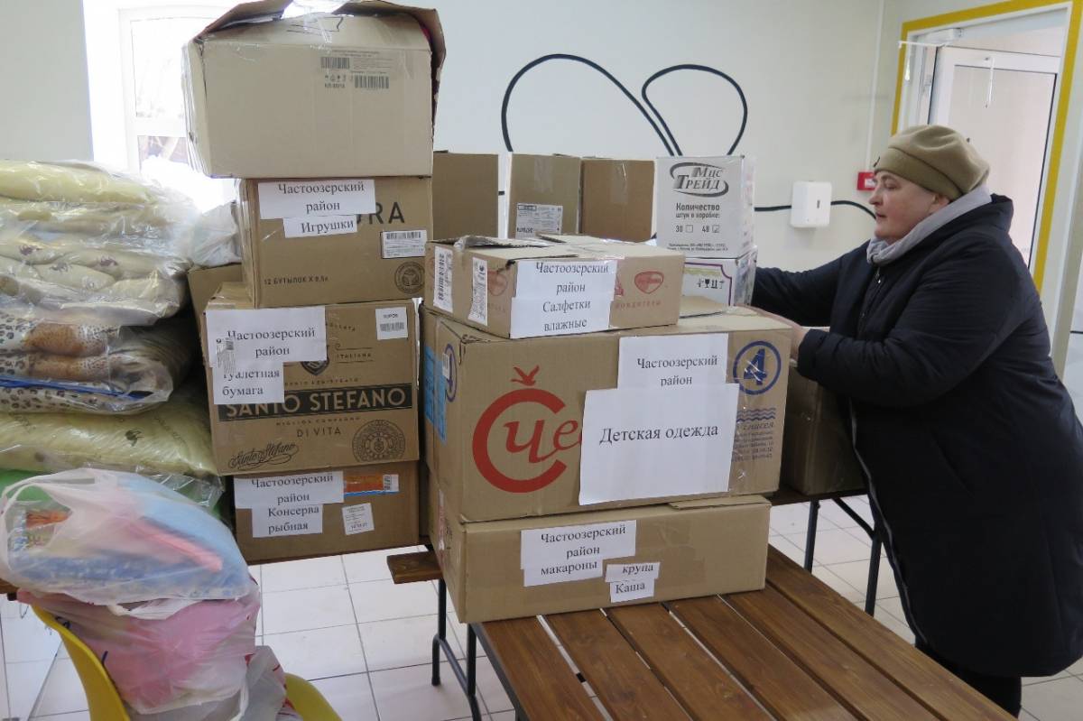 Жители Курганской области отправили гуманитарный груз для  жителей Донецкой и Луганской народных республик