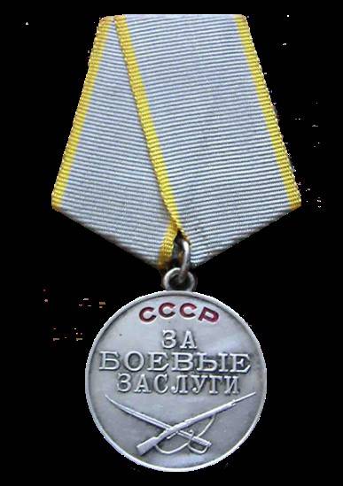 Боевые награды воинов-интернационалистов. Медаль «За боевые заслуги»