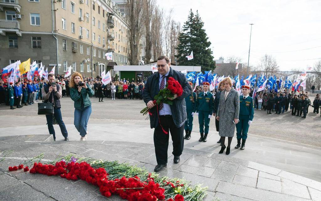 Актив регионального отделения РВИО Саратовской области принял участие в праздновании Дня космонавтики