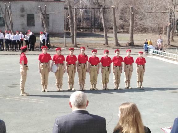 Смотр строя и песни, посвящённый Дню воинской славы