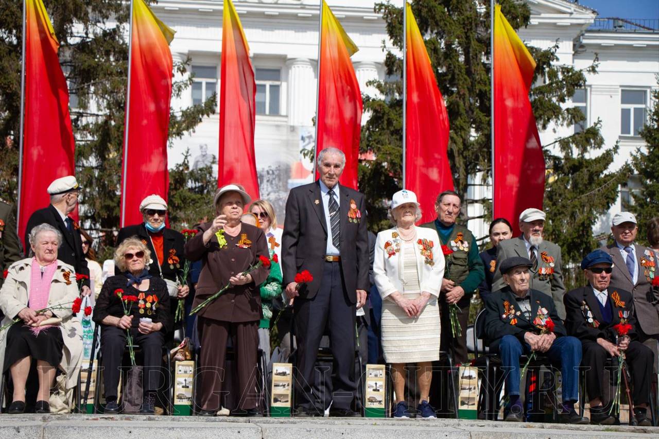 Курганская область отмечает 77-ую годовщину со Дня Победы в Великой Отечественной войне