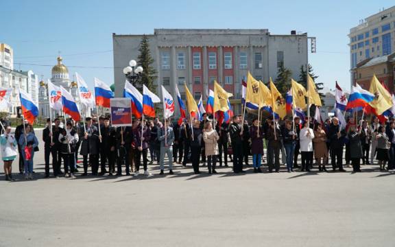 В Саранске состоялся митинг-концерт «Zа Россию»