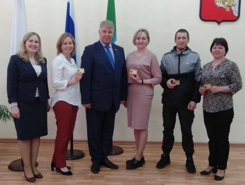 Торжественное вручение членских билетов в Бабушкинском местном отделении