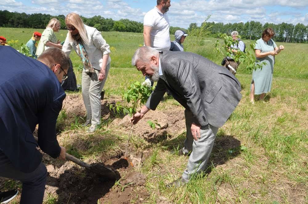 В Белевском районе заложена Аллея Памяти