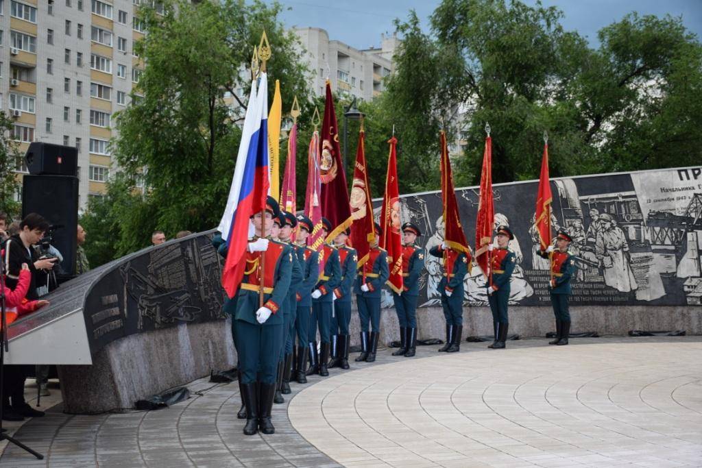Стела «Город трудовой доблести» открыта в Саратове