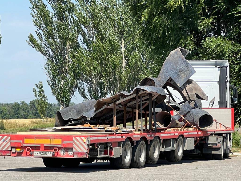 Фигуру Солдата Победы доставили на Саур-Могилу