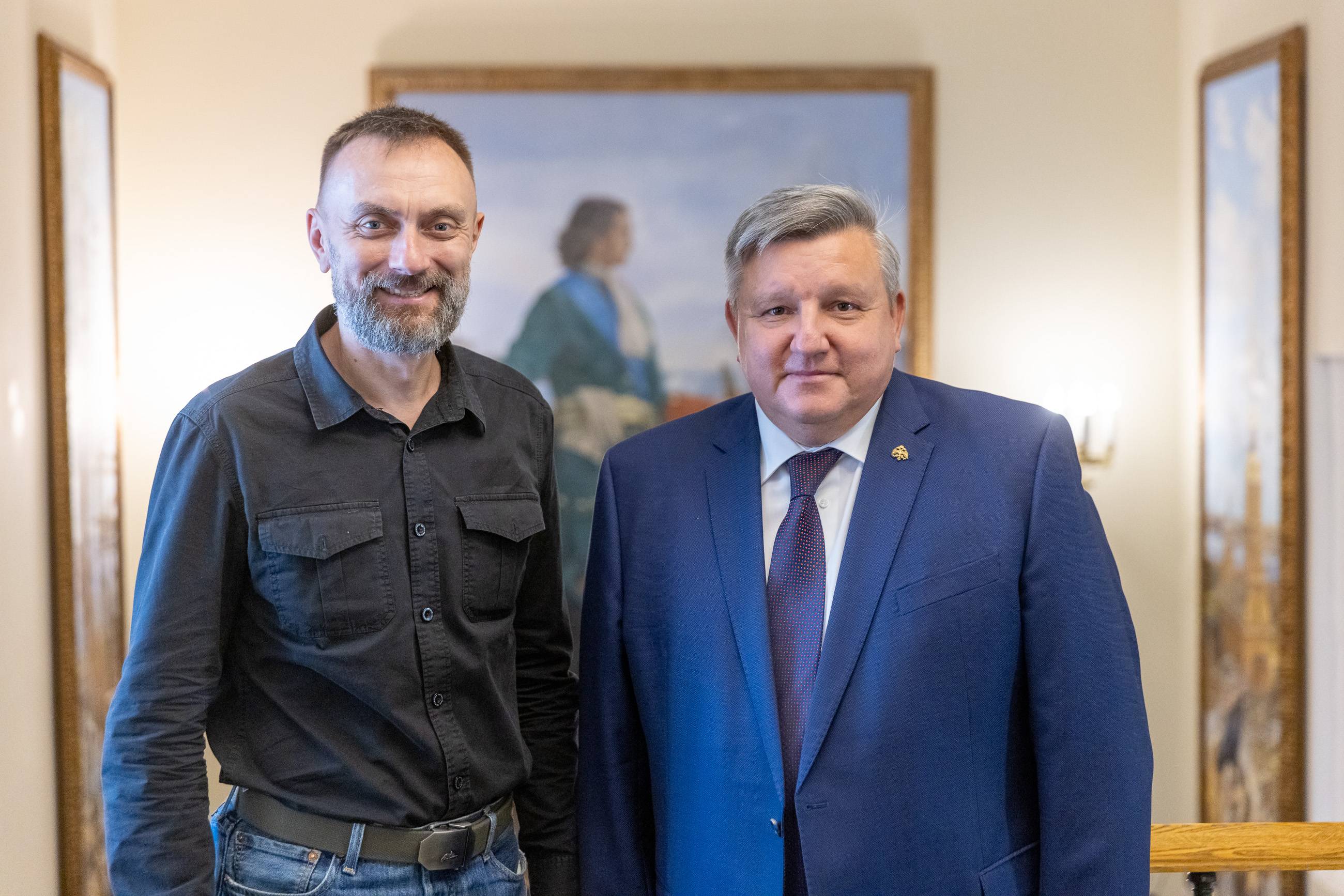 Состоялась рабочая встреча Геннадия Лебедя и Николая Овсиенко