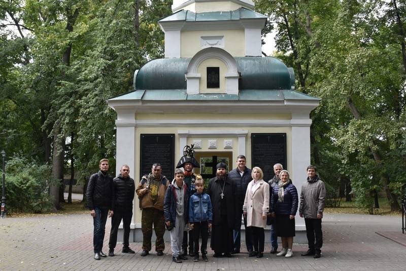 Православная молодежь, краеведы и члены РВИО почтили память участников бородинского сражения