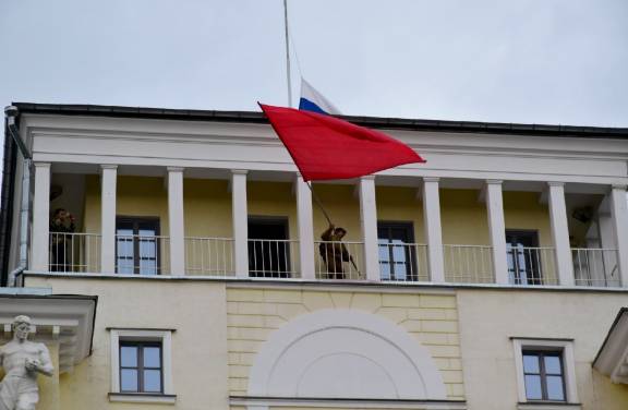Реконструкция водружения знамени