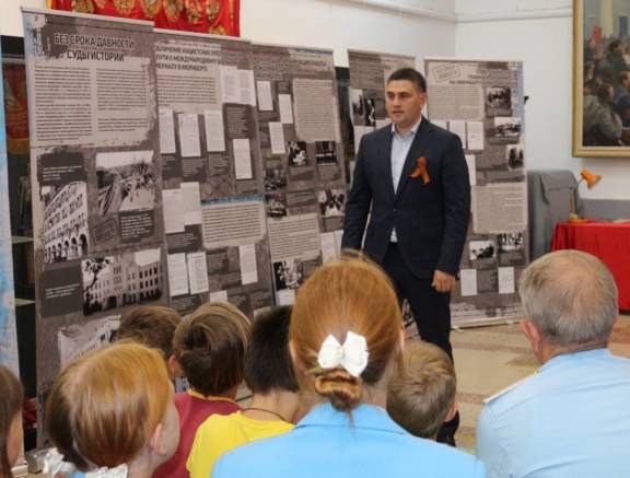 Местным отделением РВИО города Крымска в  МБУ «Крымский краеведческий музей» прошла выставка «Без срока давности. Суды истории».