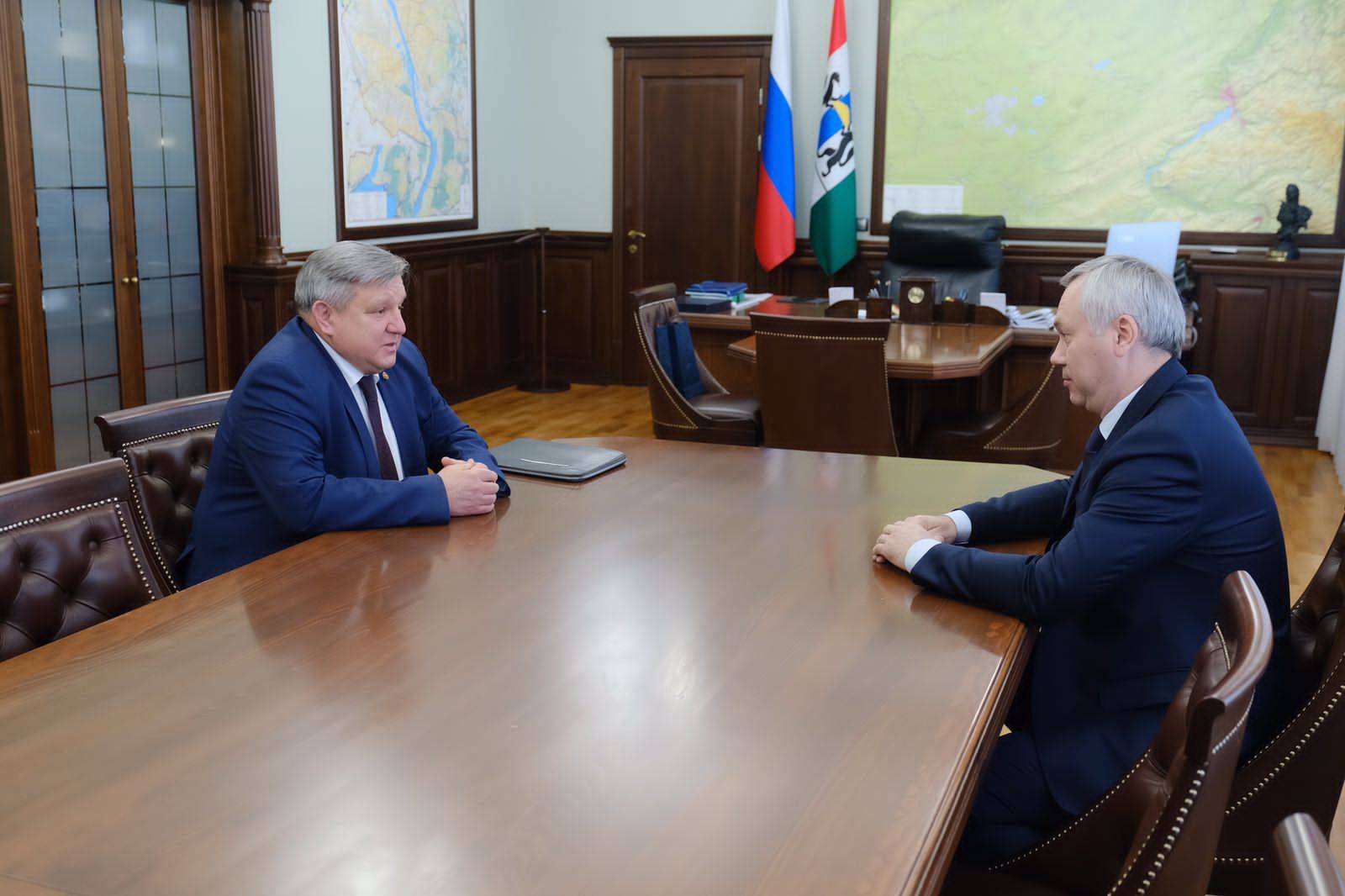 Николай Овсиенко прибыл в Новосибирск с рабочим визитом