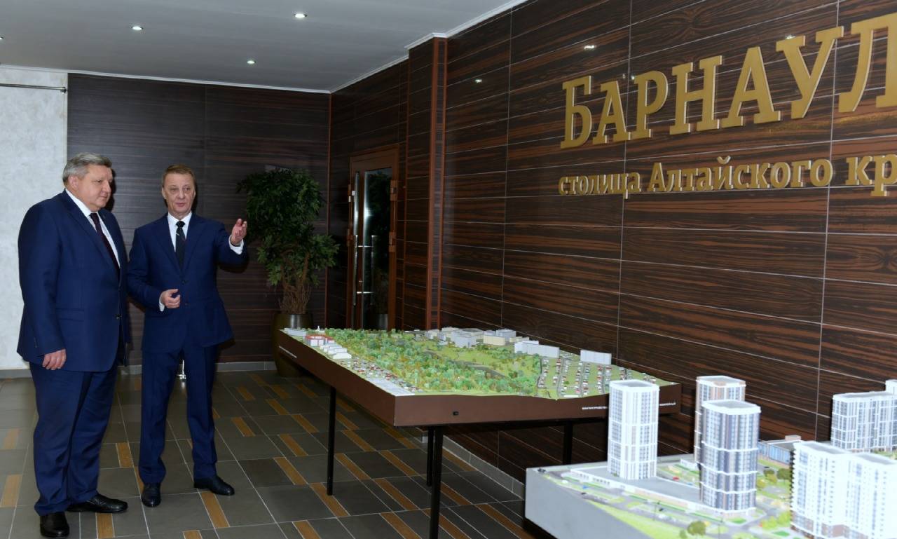 Николай Овсиенко встретился с Главой Барнаула Вячеславом Франк