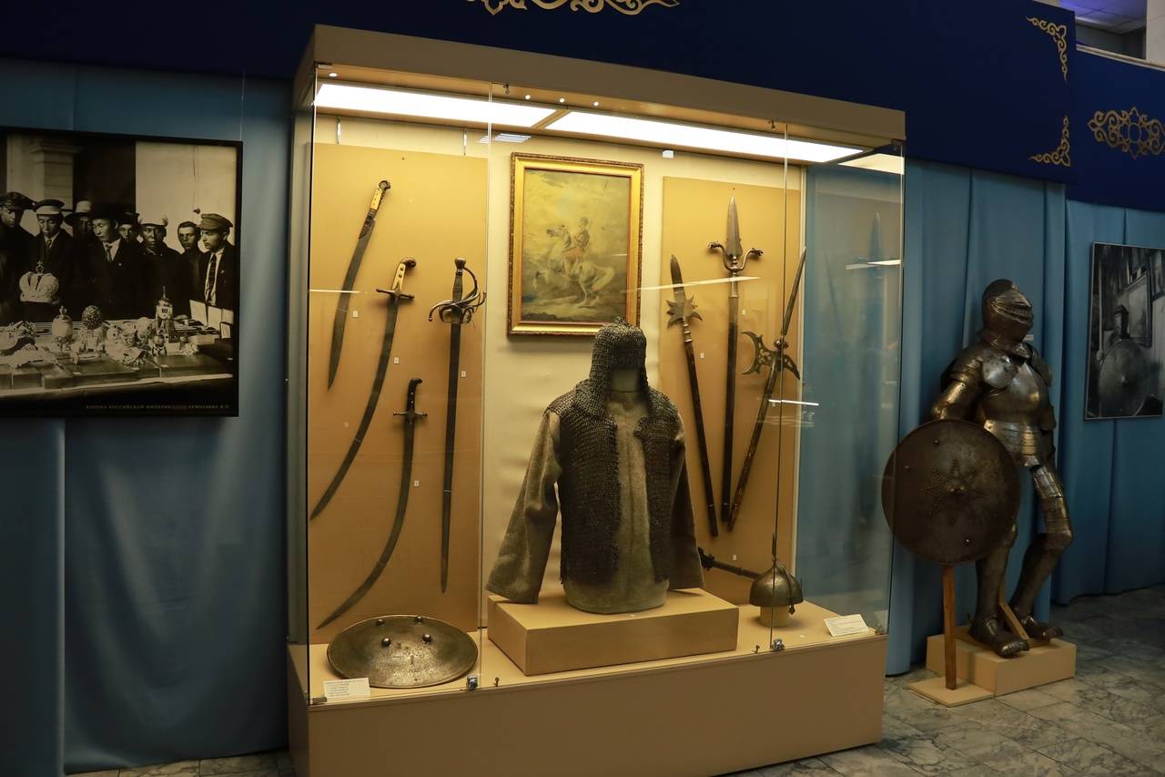 Первая коллекция оружия Национального музея Республики Тыва