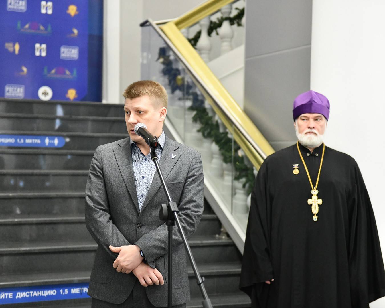 В новосибирском Историческом парке "Россия - моя история" состоялось открытие выставки «100-летие подвига новомучеников и исповедников Российских при изъятии святынь»