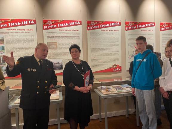 В Музее истории города Советска (Калининградская область) состоялось открытие выставки, посвященной событиям января 1945 г. и роли авиационного полка Нормандия-Неман в Восточно-Прусской стратегической операции.