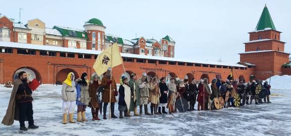 Маневры исторических реконструкторов «Зимний Кремль»