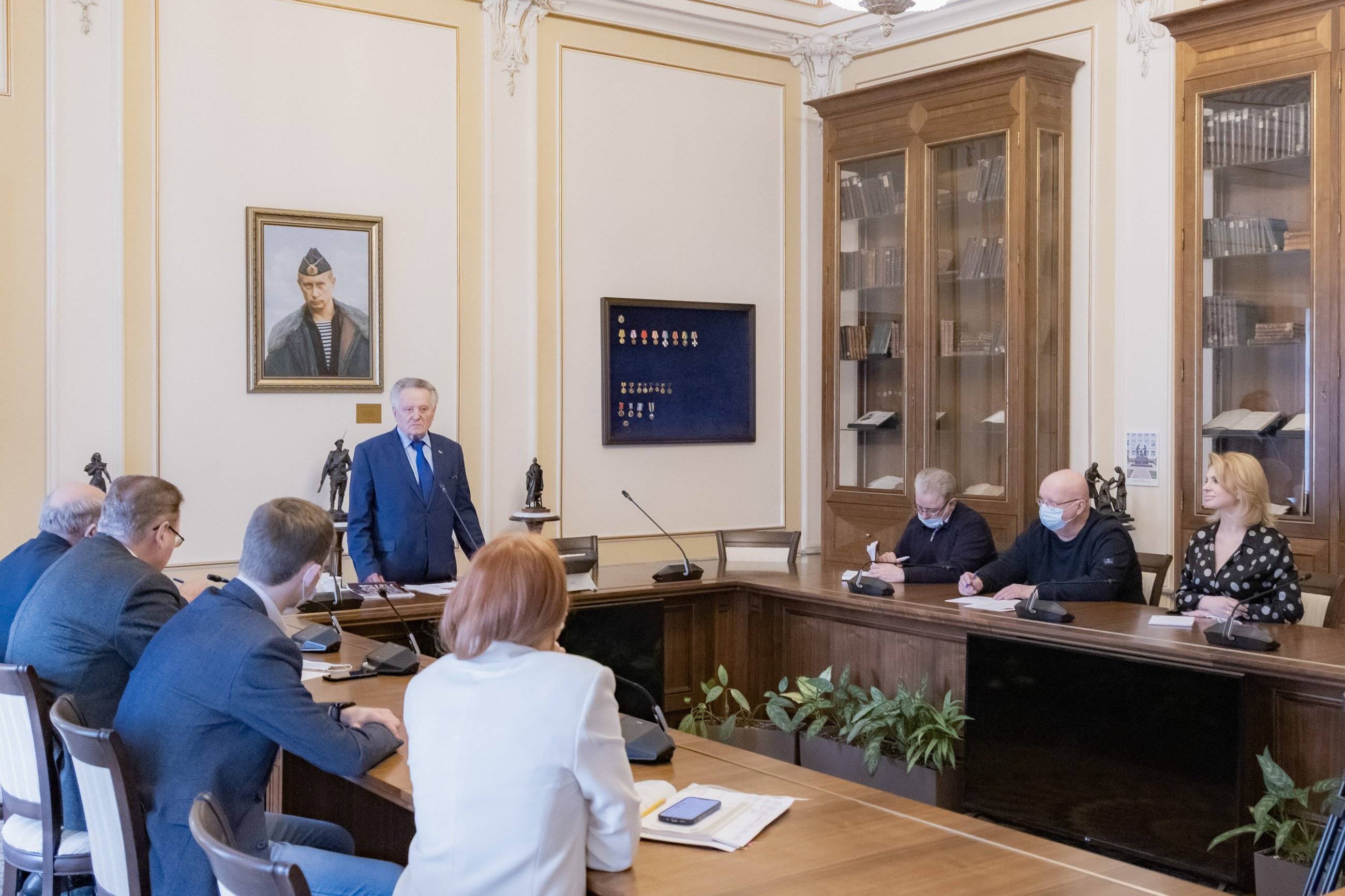 Встреча руководства РВИО и Союза писателей России