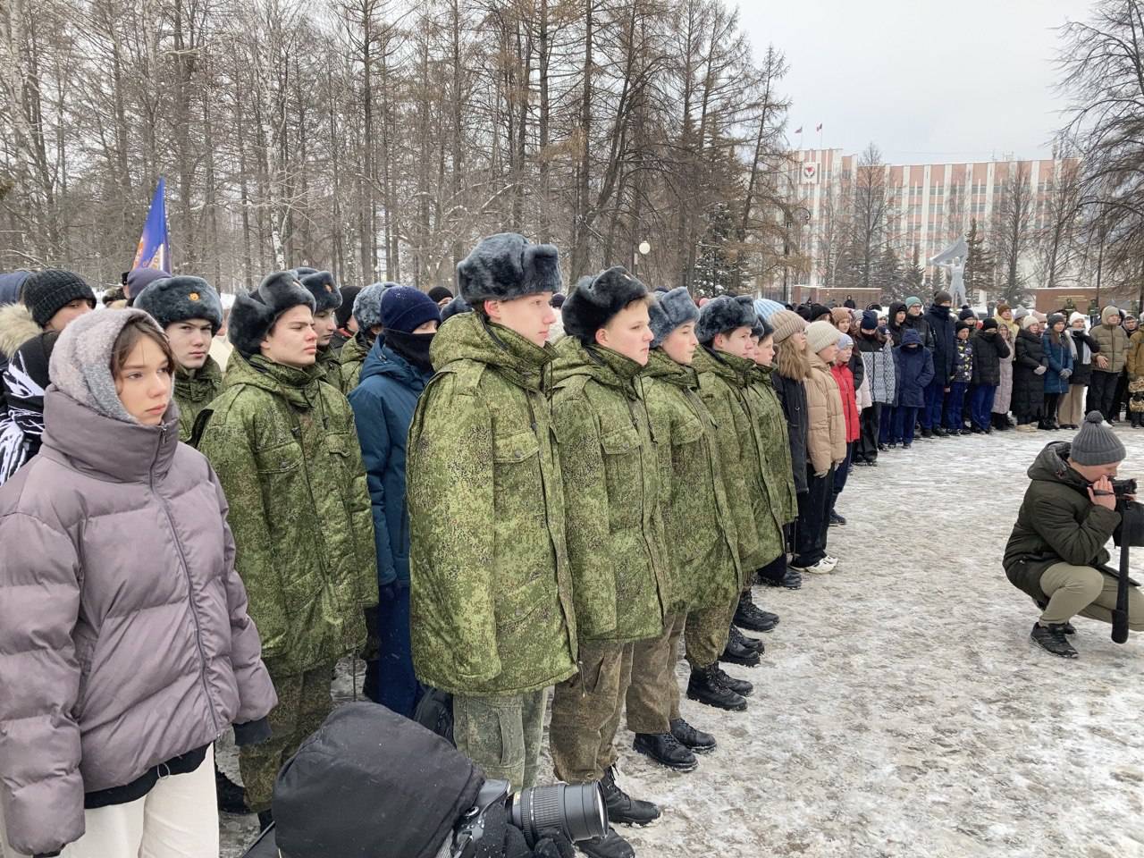 В Ижевске отметили 80-летие победы в Сталинградской битве
