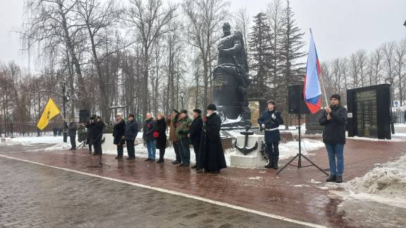 "Русские не сдаются".  В Туле отметили 119-ю годовщину героического подвига крейсера «Варяг»