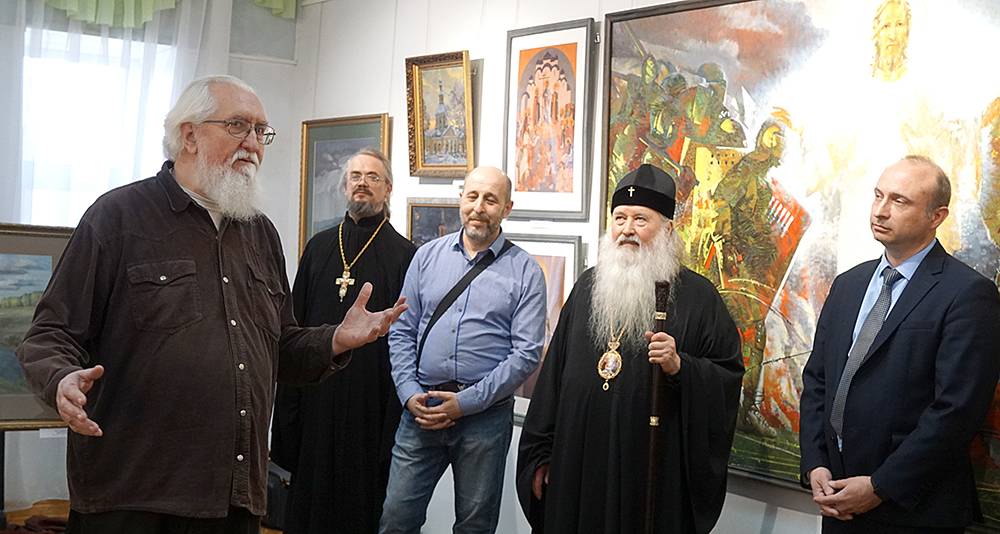 Виктор Ливцов принял участие в открытии выставки «Светлое Христово Воскресение»